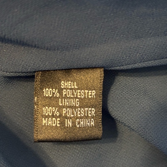 Adrianna Papel Occasions Steel Cobalt Blue Lilianna Plus Dress Flower Belt 16/18 - Picture 7 of 7